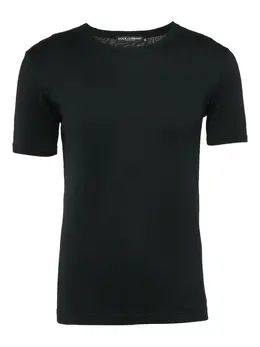 Dolce & Gabbana Pre-Owned: Чёрная футболка 