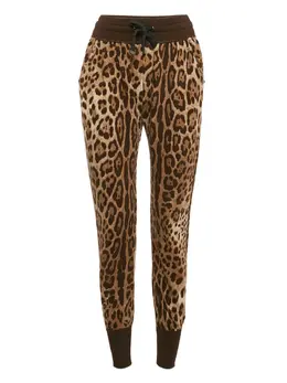 Dolce & Gabbana Pre-Owned: Легинсы с леопардовым принтом 