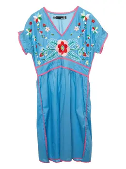 Moschino Pre-Owned: Платье с растительным принтом 