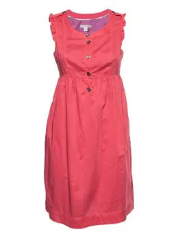 Burberry Pre-Owned: Платье с оборками 