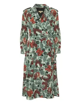 Burberry Pre-Owned: Платье с принтом 