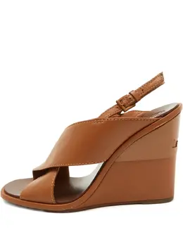 Tory Burch: Коричневые сандалии 