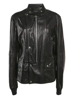 Gucci Pre-Owned: Кожаная куртка 