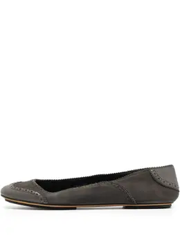 Dolce & Gabbana Pre-Owned: Тёмные балетки 