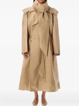 Carven: Бежевый шарф 