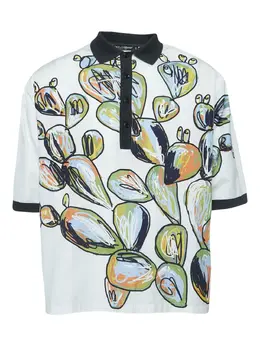 Dolce & Gabbana Pre-Owned: Поло с принтом 