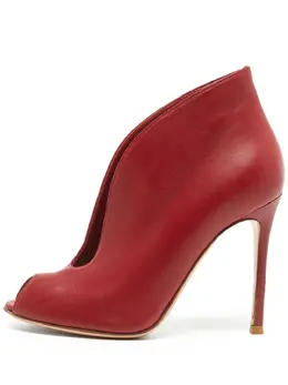 Gianvito Rossi: Красные ботинки 