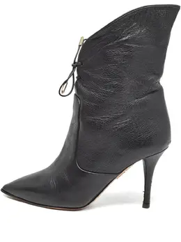 Aquazzura: Чёрные ботинки 