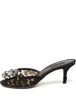 Dolce & Gabbana Pre-Owned: Чёрные сандалии 