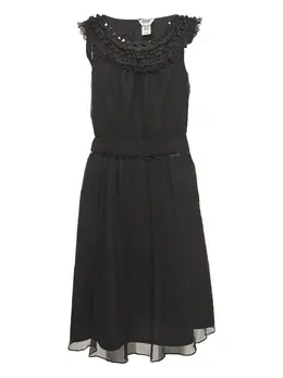 Moschino Pre-Owned: Платье с оборками 