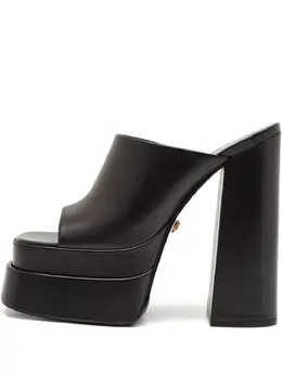 Versace Pre-Owned: Чёрные сандалии 