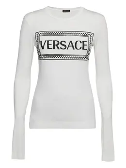 Versace Pre-Owned: Футболка с принтом 