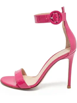 Gianvito Rossi: Розовые сандалии  Portofino