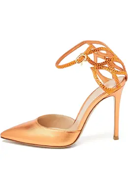Gianvito Rossi: Оранжевые туфли 