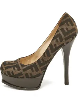 Fendi Pre-Owned: Коричневые туфли 