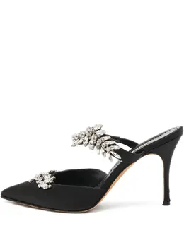 Manolo Blahnik: Чёрные сабо 