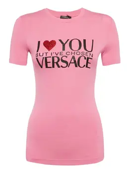 Versace Pre-Owned: Футболка с принтом 