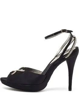Dolce & Gabbana Pre-Owned: Чёрные сандалии 