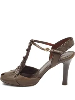 Fendi Pre-Owned: Коричневые сандалии 