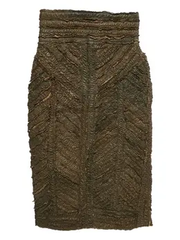 Burberry Pre-Owned: Зелёная юбка 