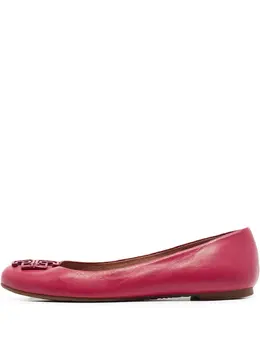 Tory Burch: Розовые балетки 