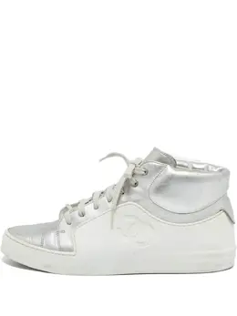 CHANEL Pre-Owned: Белые кроссовки 