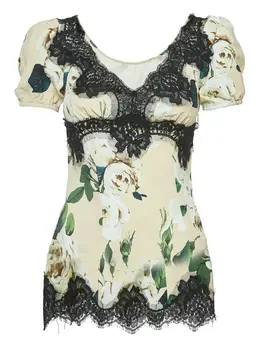 Dolce & Gabbana Pre-Owned: Кружевная блуза 