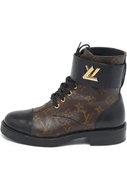 Louis Vuitton Pre-Owned: Коричневые ботинки 