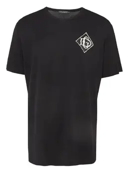 Dolce & Gabbana Pre-Owned: Чёрная футболка 