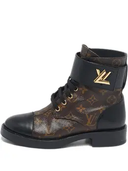 Louis Vuitton Pre-Owned: Коричневые ботинки 