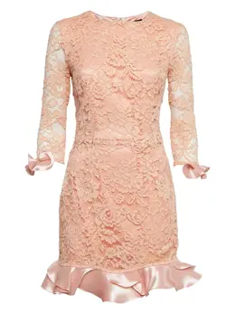 Elisabetta Franchi: Кружевное платье 