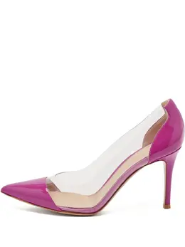 Gianvito Rossi: Яркие туфли  Plexi