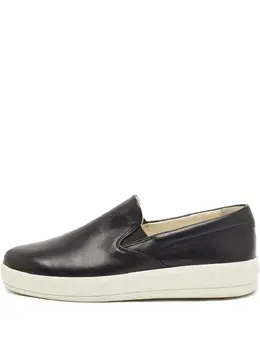 Prada Pre-Owned: Чёрные кроссовки 