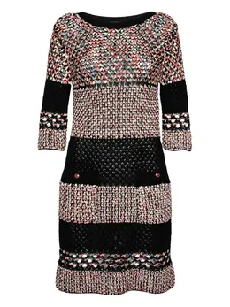 CHANEL Pre-Owned: Трикотажное платье 