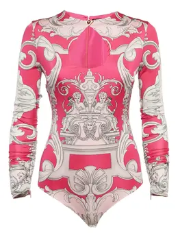 Versace Pre-Owned: Боди с принтом 