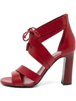 Hermès Pre-Owned: Красные сандалии 