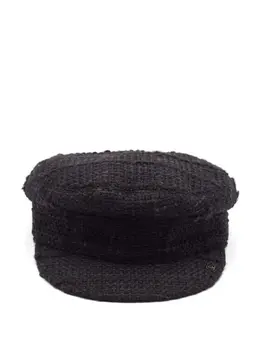 CHANEL Pre-Owned: Чёрная кепка 