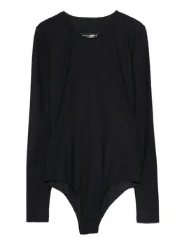 MM6 Maison Margiela: Чёрный боди 