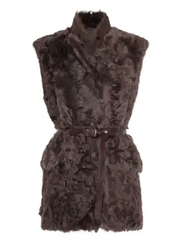 Brunello Cucinelli: Коричневый жилет 