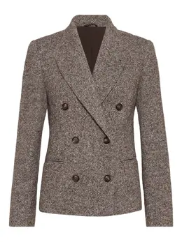 Brunello Cucinelli: Двубортный жакет 