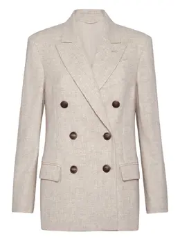 Brunello Cucinelli: Жакет из фланели 
