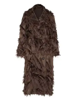 Brunello Cucinelli: Коричневое пальто 