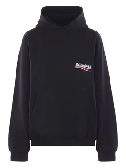 Balenciaga: Чёрная толстовка  Political Campaign