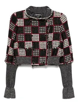 CHANEL Pre-Owned: Твидовая куртка 