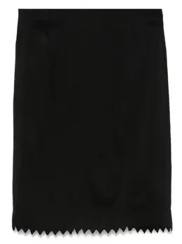John Galliano Pre-Owned: Чёрная юбка 