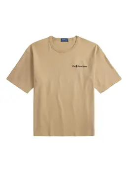 Polo Ralph Lauren: Бежевая футболка 