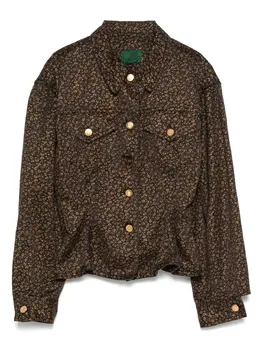 Jean Paul Gaultier Pre-Owned: Куртка с растительным принтом 