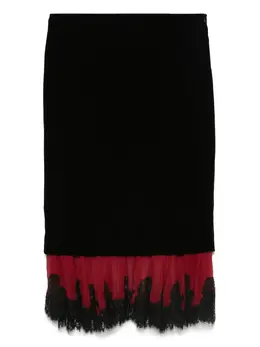 Jean Paul Gaultier Pre-Owned: Кружевная юбка 