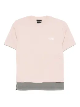 The North Face: Розовая футболка  Logo