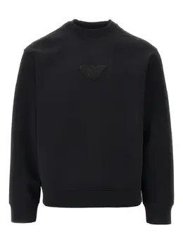 Emporio Armani: Чёрный свитшот 